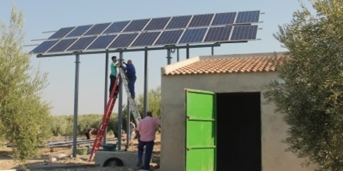 Instalaciones energía solar para riegos agrícolas